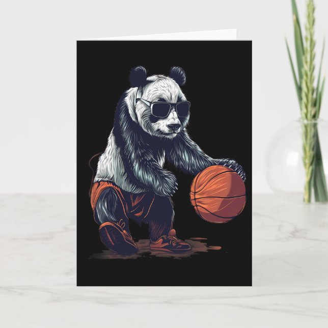 Sketll Panda Bear Artwork Drawing Sketll Lover  Card (Front)