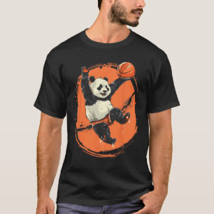 Sketll Panda Bear Drawing Animal Art Sketll Lover T-Shirt