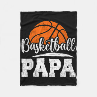 Sketll Papa Sketll Player Game Day Father's Day  Fleece Blanket