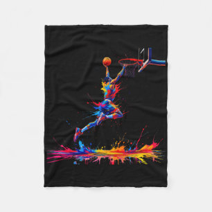 Sketll Player Drip Boys Youth Kids Men Women Teens Fleece Blanket