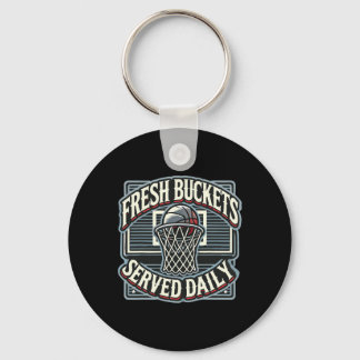 Sketll Player Fresh Buckets Served Daily Bll 2  Keychain