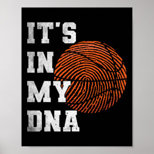 Sketll Player It's In My Dna Bll Lover Sketller  Poster