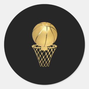 Sketll Player - Trophy Game Coach Sports Lover  Classic Round Sticker