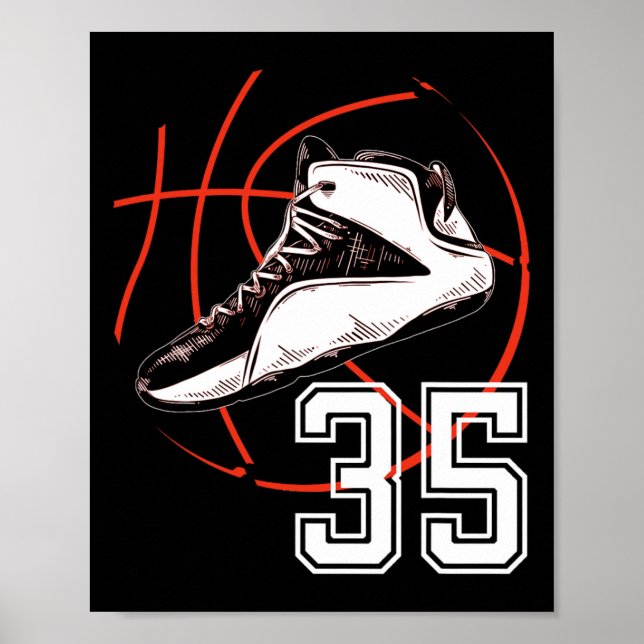 Sketll Shoes 35th Birthday Party Gift 35 Sports Lo Poster (Front)