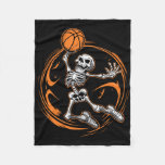 Sketll Skeleton Halloween Men Boys Sketll Hallowee Fleece Blanket