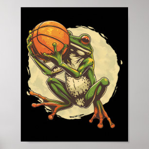 Sketll Toad Sketll Player Artwork Watercolor Frog Poster