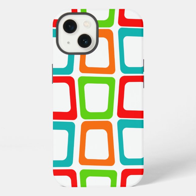 Skewed Rectangles  Iphone Case (Back)