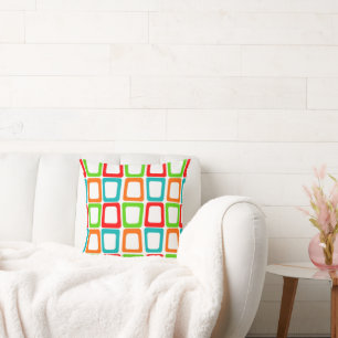 Skewed Rectangles  Throw Pillow