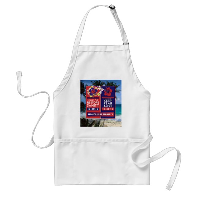 Skewered Lei Adult Apron (Front)
