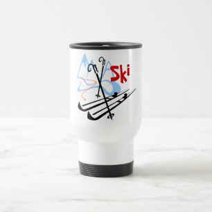 ski - 2 travel mug