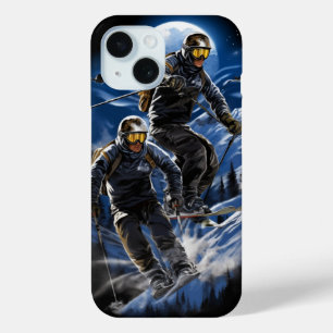 Ski Action iPhone 15 Case