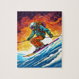 Ski Action Jigsaw Puzzle