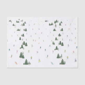 Ski and Snowboard Print Tissue Paper
