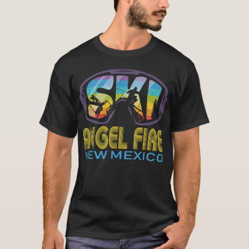 Ski Angel Fire New Mexico Skiing Vacation T_Shirt