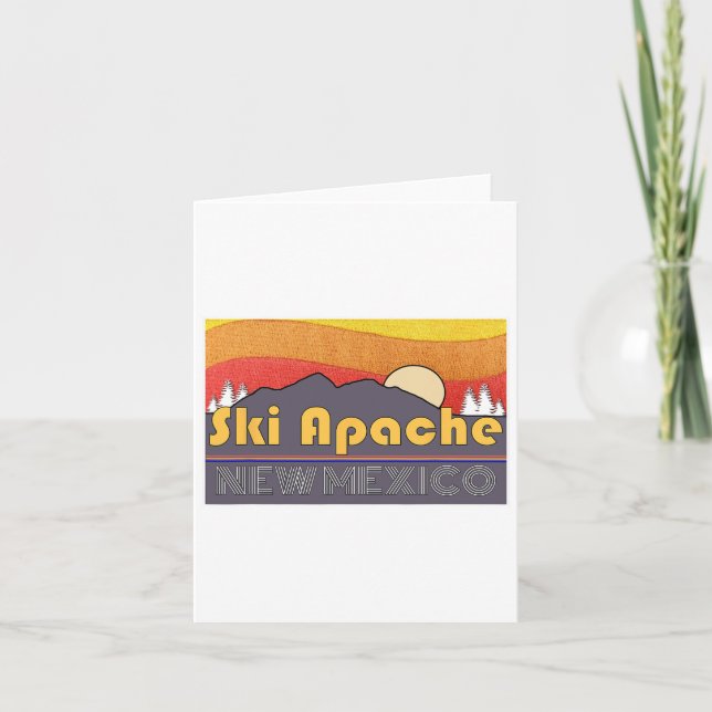 Ski Apache New Mexico1  Card (Front)