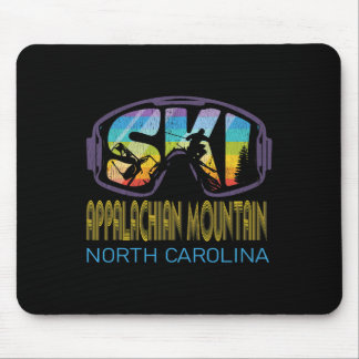 Ski Appalachian Mountain North Carolina Skiing Vac Mouse Pad