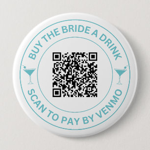 Ski Après Winter Bachelorette Party Turquoise Button