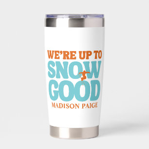 Ski Après Winter Bachelorette Party Turquoise  Insulated Tumbler