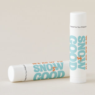 Ski Après Winter Bachelorette Party Turquoise  Lip Balm