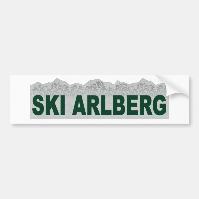 Ski Arlberg Bumper Sticker (Front)