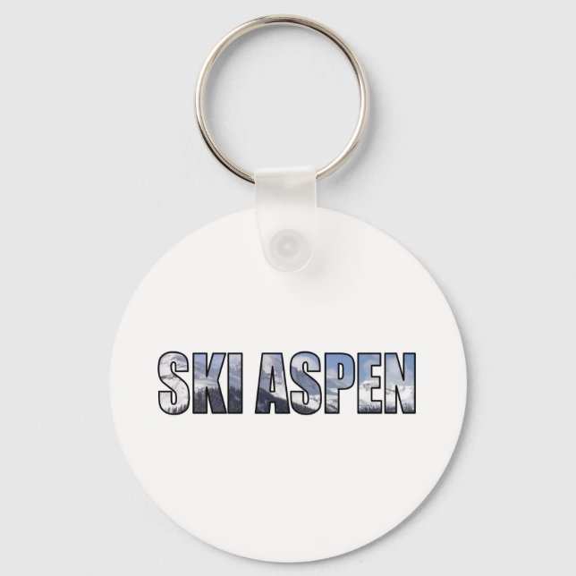 Ski Aspen Keychain (Front)