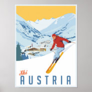 Ski Austria Poster at Zazzle