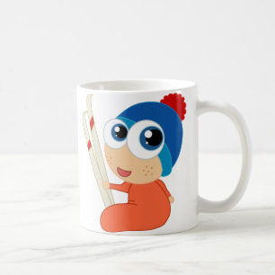 Ski Baby Cartoon Mug