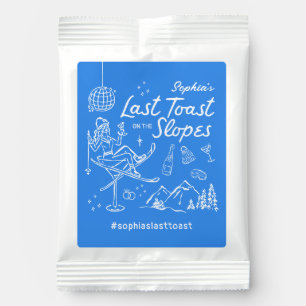 Ski Bachelorette Last Toast Hot Chocolate Favor Drink Mix