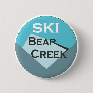 Ski Bear Creek Pinback Button