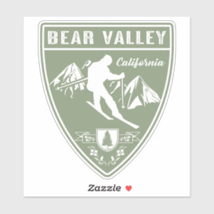 Ski Bear Valley California Sticker