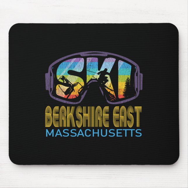 Ski Berkshire East Machusetts Skiing Vacation  Mouse Pad (Front)