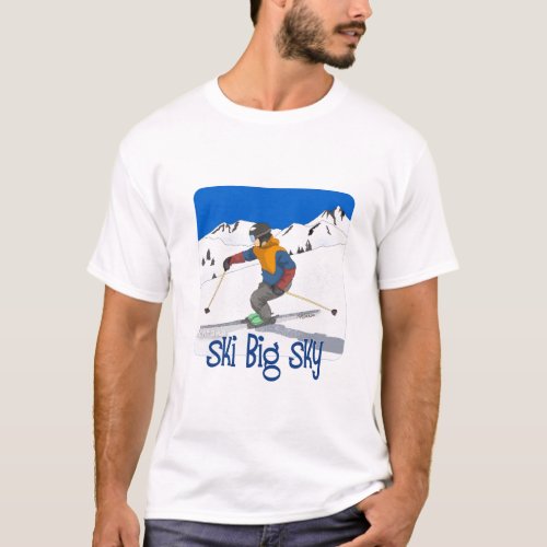 Ski Big Sky Montana T_Shirt