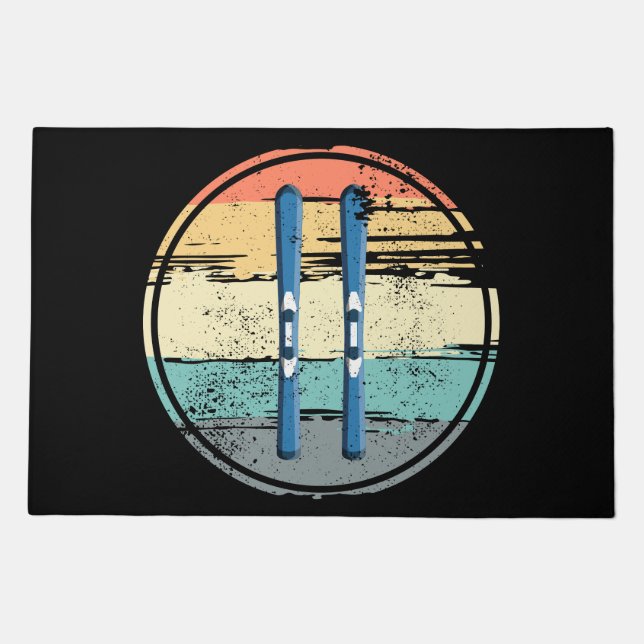 Ski Boards Vintage Doormat (Front)