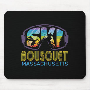 Ski Bousquet Machusetts Skiing Vacation Mouse Pad