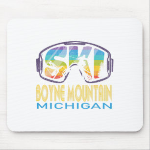 Ski Boyne Mountain Michigan Skiing Vacation  Mouse Pad