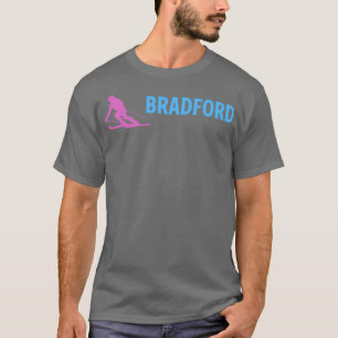Ski Bradford Retro Bradford Mountain Resort Skiing T-Shirt
