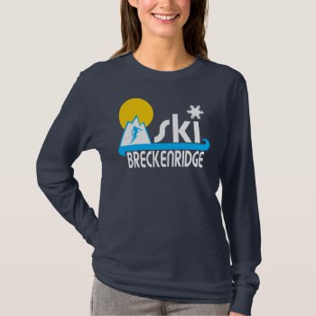 Ski Breckenridge T-shirt by dgpaulart at Zazzle