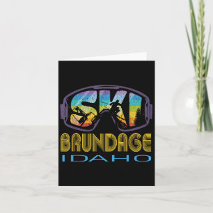 Ski Brundage Idaho Skiing Vacation Card