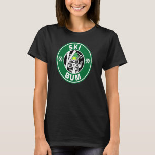 Ski Bum for Women and Teen Girls that Love Skiing T-Shirt