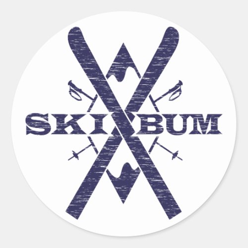 Ski Bum Stickers