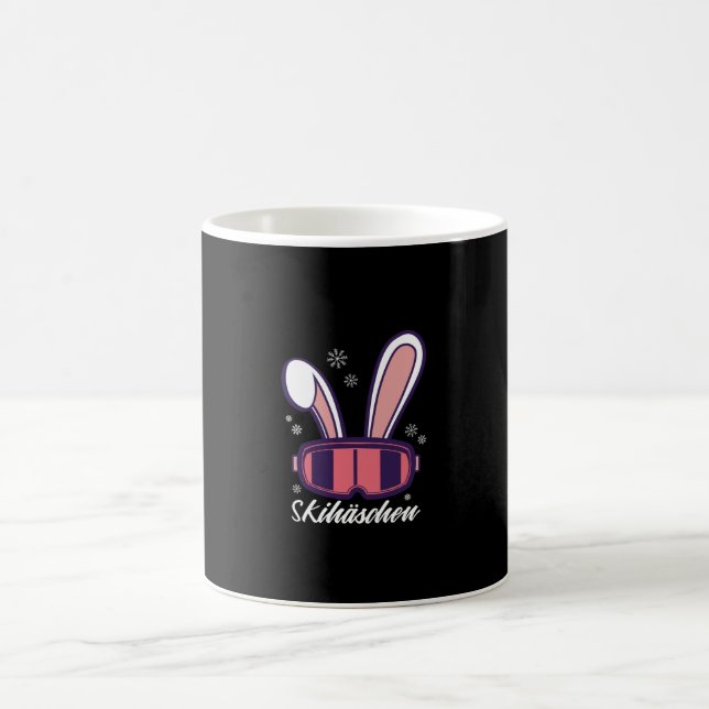 Ski Bunny German Coffee Mug (Center)