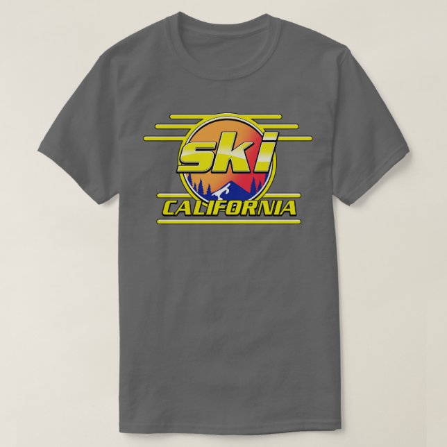 ski California 80s T-Shirt (Design Front)