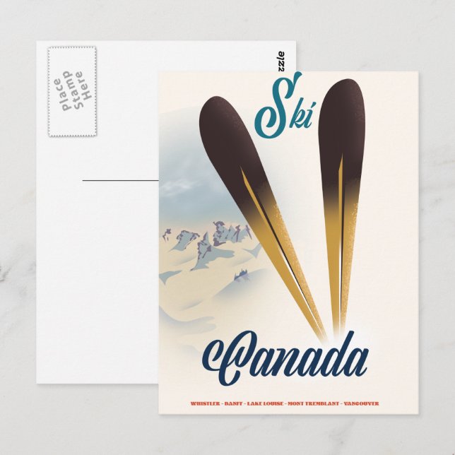 Ski Canada Postcard (Front/Back)