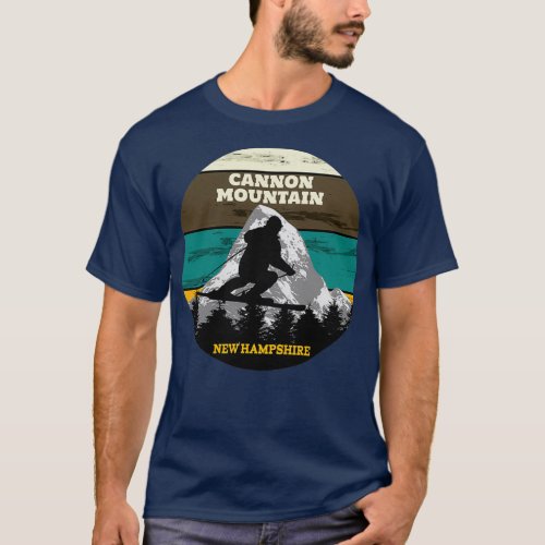 Ski Cannon Mountain Ski Slopes New Hampshire T_Shirt