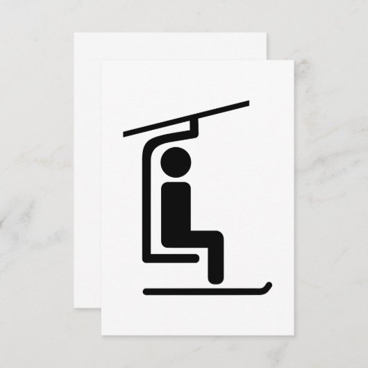 Ski Chairlift (Front/Back)