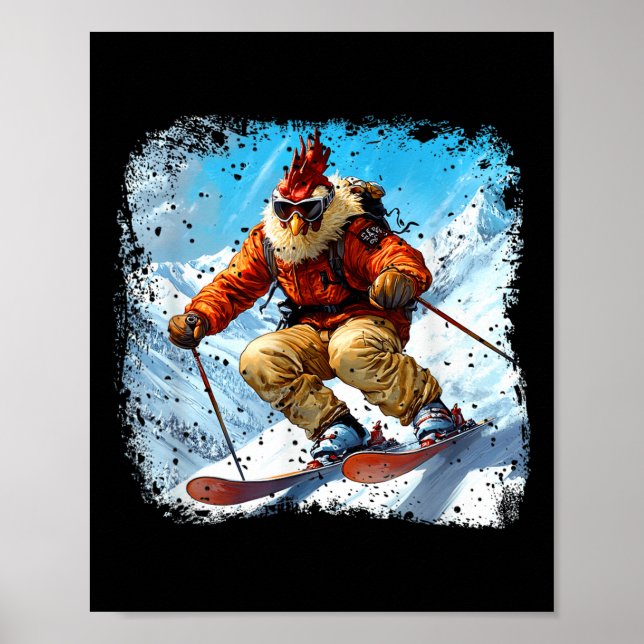 Ski Chickens  Poster (Front)
