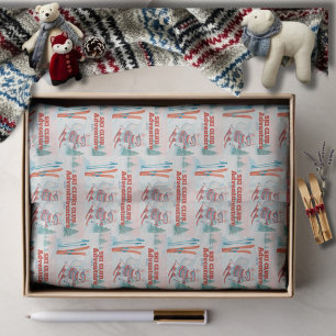 Ski Club Après Bébé  Arctic Fox Tissue Paper