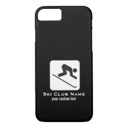Ski Club Ski Team Custom Downhill Alpine Skiing iPhone 8/7 Case