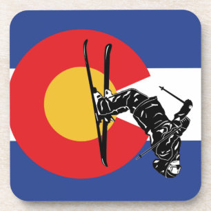 Ski Colorado Drink Coaster