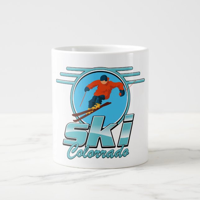 ski Colorado logo  Giant Coffee Mug (Front)